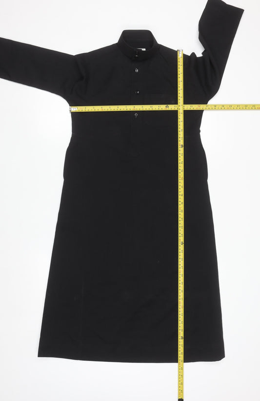 Al Haramain Women Black Long Sleeve Shirt Dress Size 14
