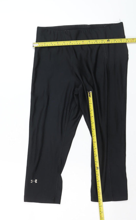 Under Armour Womens Black Capri Compression Leggings L