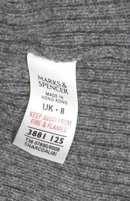 Marks and Spencer Women’s Grey 3/4 Sleeve Cardigan UK 8