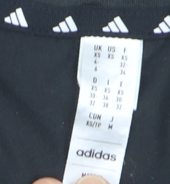 Additional view of adidas Women's Black XS V-Neck Athletic T-Shirt