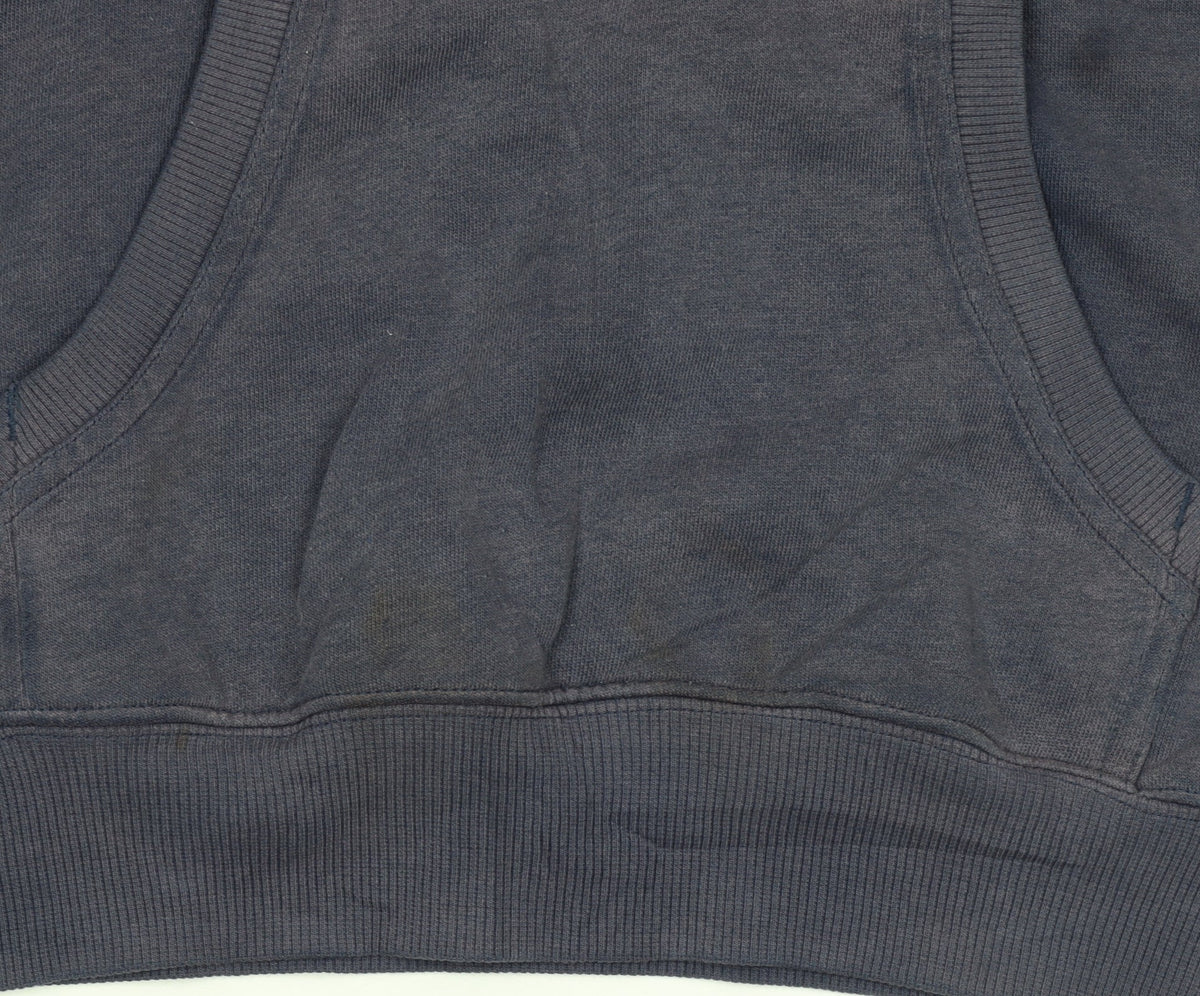 Additional view of Canterbury boys’ blue pullover hoodie 14 years regular fit rugby logo sweatshirt