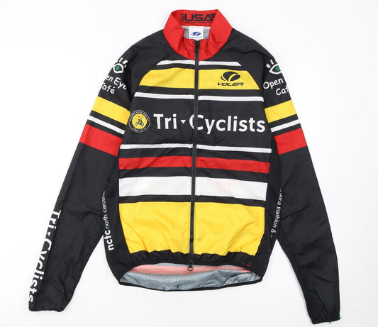 Voler Womens Multicoloured Small Cycling Windbreaker Jacket