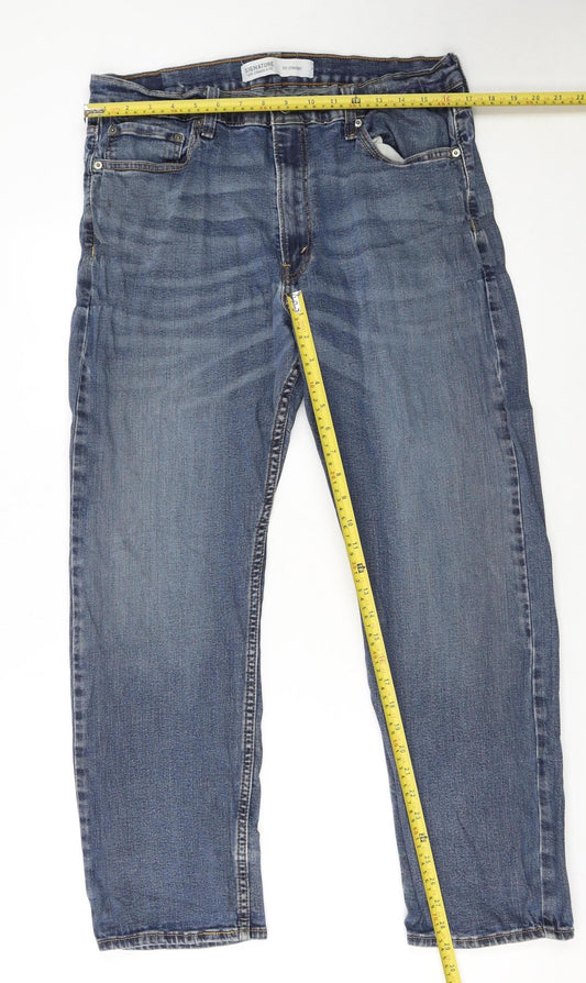 Levi Strauss & Co Men’s Blue 36x30 Straight Regular Denim Jeans