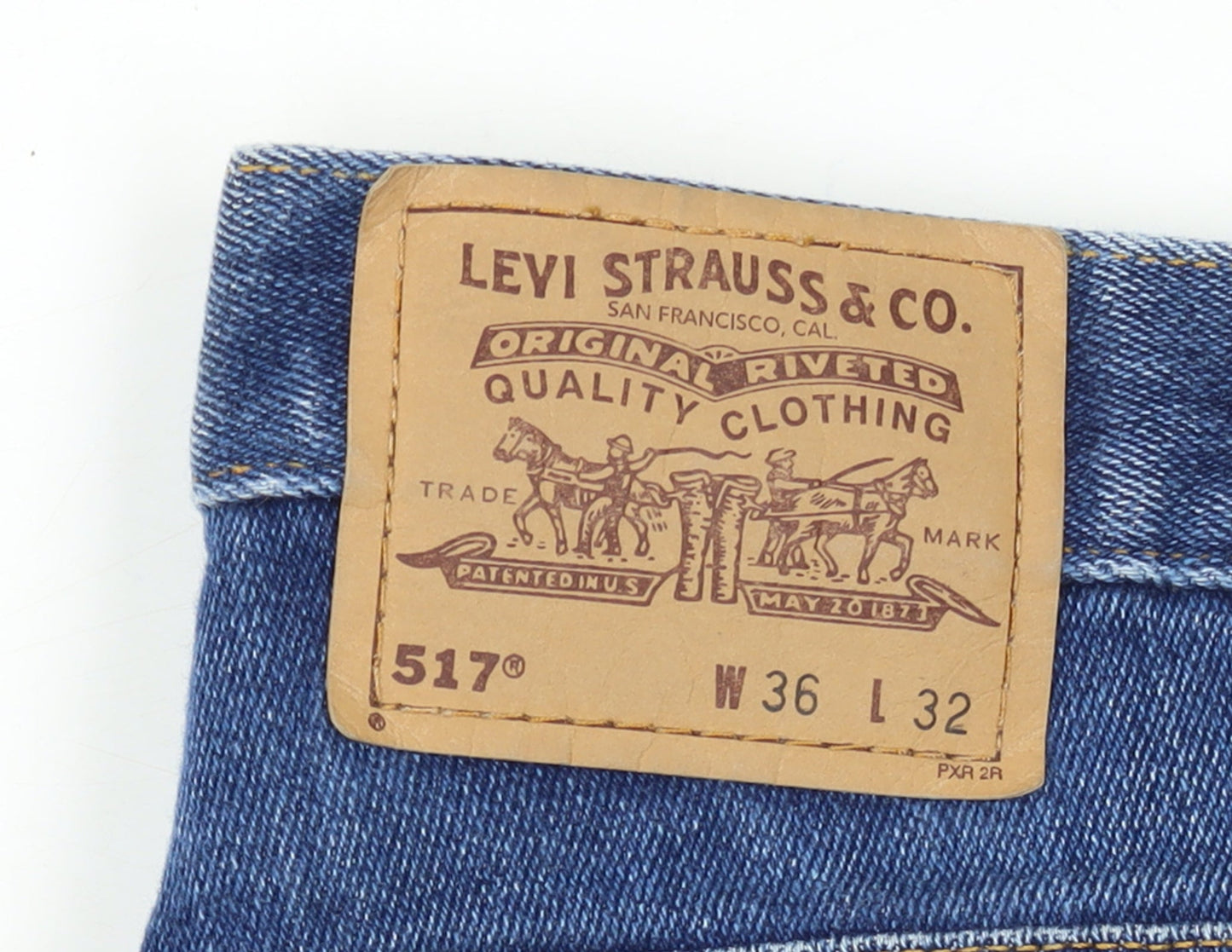Levi Strauss 517 Men Blue Bootcut Jeans W36 L32 Denim
