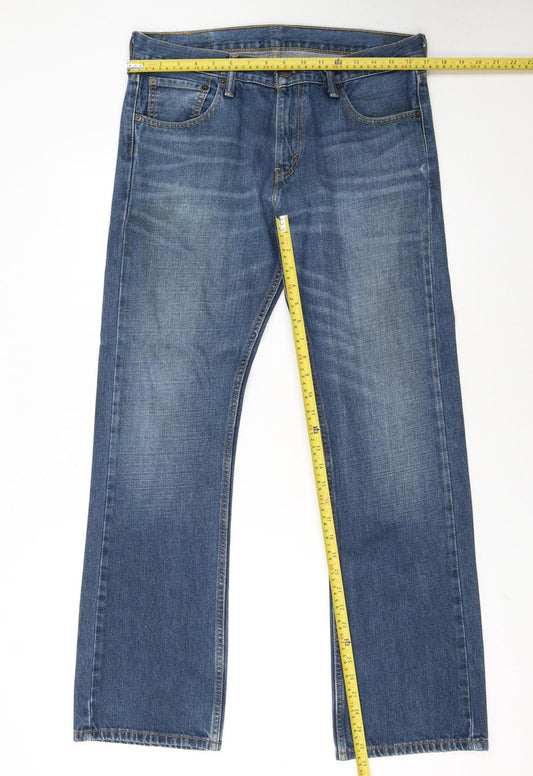 Levi's 527 Men Blue Bootcut Jeans W32 L30 Denim Classic Style