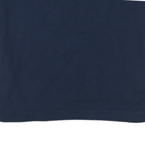 Tommy Jeans Men's Navy Blue Small Cotton Crew Neck T-Shirt