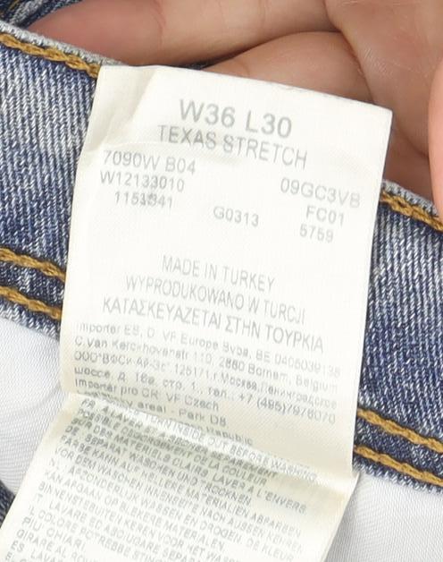 Wrangler Men’s Blue Texas Stretch Straight Leg Jeans W36 L30