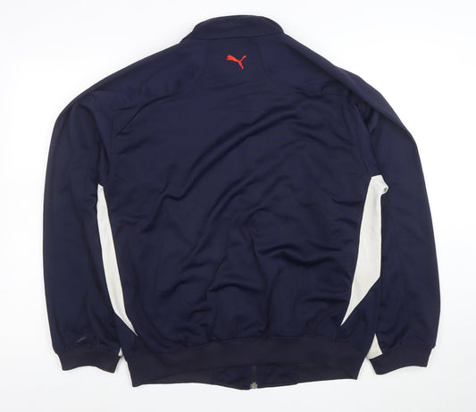 Puma Men’s Blue Full Zip Sports Sweatshirt XS