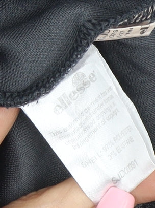 Additional view of Ellesse Men's Grey XS Full Zip Hoodie with Logo Detail