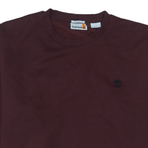 Timberland Men's Brown XL Regular Fit Crew Neck Sweatshirt