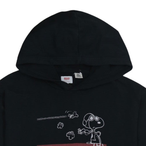 Levi's Men's Black Snoopy Graphic Pullover Hoodie 2XL