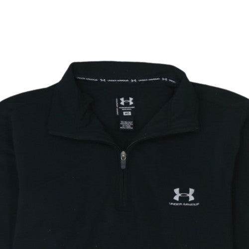 Under Armour Men's Black M 1/4 Zip Long Sleeve Performance Top