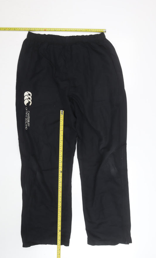 Canterbury of New Zealand Men's Black L Track Pants Rugby Trousers