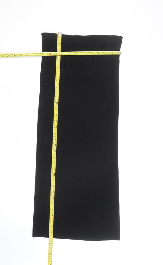 Jigsaw Women’s Black Wool Bodycon Knit Dress Size S