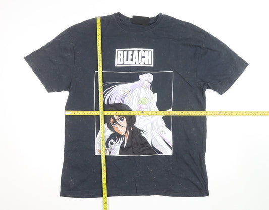 VIZ Media Bleach Anime Black Men's Medium Graphic T-Shirt