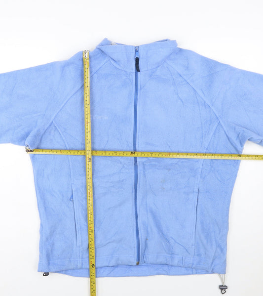 Columbia Women's Blue Fleece Full Zip Jacket XL