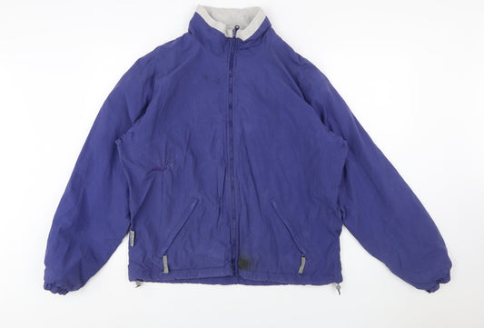 Columbia Women's Purple Interchange Jacket L Waterproof Windproof