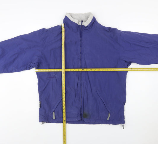 Columbia Women's Purple Interchange Jacket L Waterproof Windproof