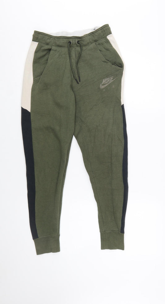 Nike Women’s Green XS Jogger Sweatpants with Logo Detail