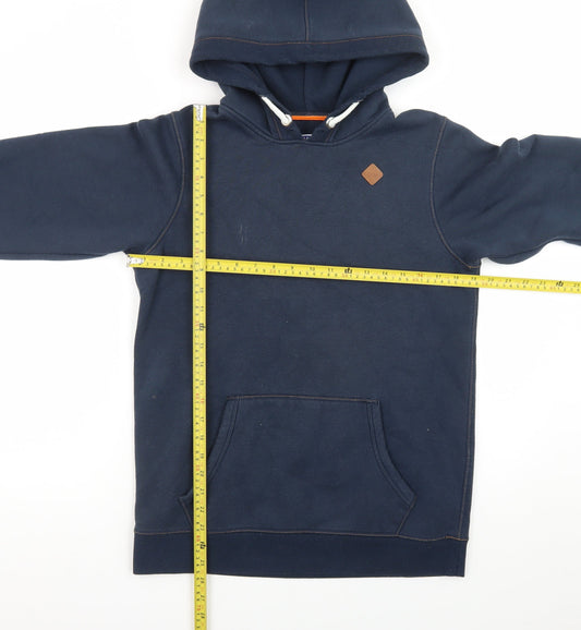 Jack & Jones Boys Navy Blue Pullover Hoodie 16 Years Cotton Blend Casual