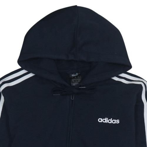 Adidas Men's Blue Full Zip Hoodie M Sportswear Sweatshirt