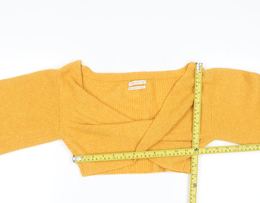 Urban Outfitters Women’s Yellow Knit Shrug Jumper XS