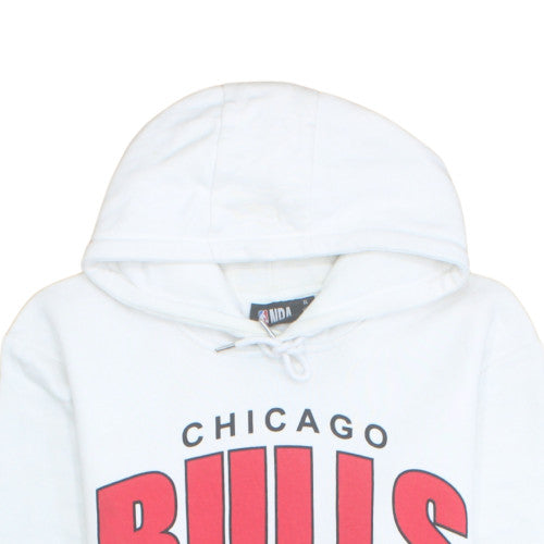 Primark NBA Men’s White Chicago Bulls Hoodie XL Pullover Regular Fit