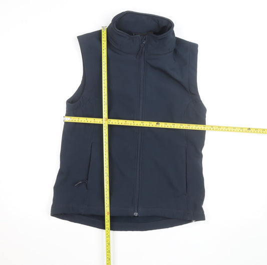 B&C Collection Men's Blue XL Softshell Bodywarmer Vest