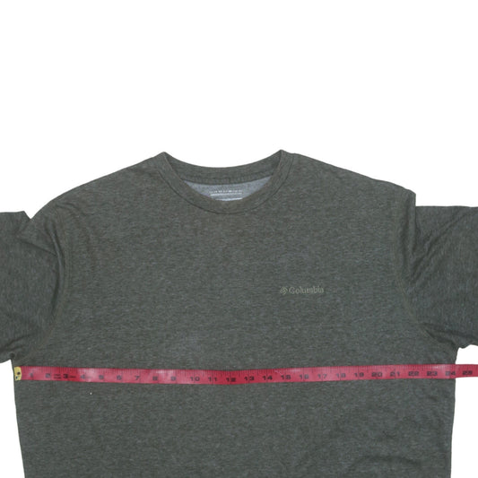 Columbia Men's Grey XL Omni-Wick Short Sleeve Sports T-Shirt