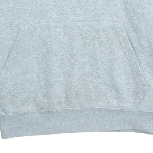 Quiksilver Men’s Grey Pullover Hoodie XL Logo Surf Fleece