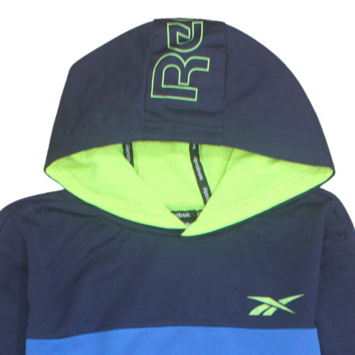 Additional view of Reebok boys’ blue navy pullover hoodie 15-16 years athletic style