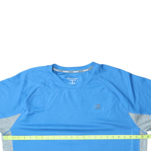 Champion Men's Blue XL Athletic T-Shirt Lightweight Moisture Wicking