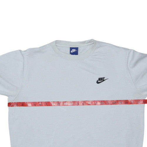 Nike Men's Grey Crew Neck Pullover Sweatshirt M Regular Fit