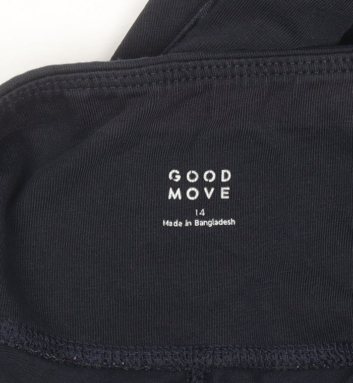 Marks and Spencer Goodmove Womens Black Size 14 Yoga Trousers