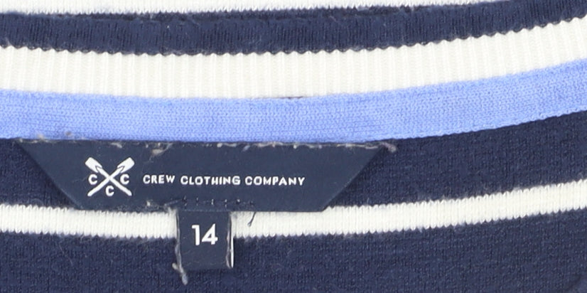 Crew Clothing Women’s Multicoloured Striped Jumper Size 14