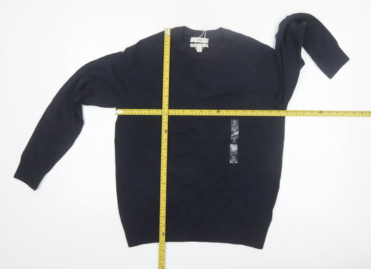 Marks and Spencer Men's Blue Pure Cotton Crew Neck Jumper M