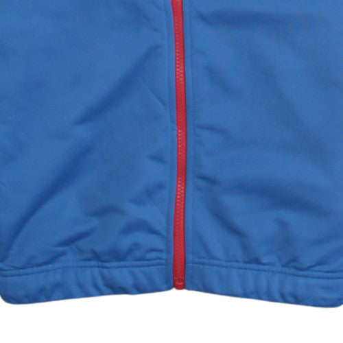 Nike Men's Blue Track Jacket Size S Full Zip Polyester Sportswear