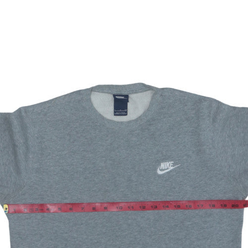 Nike Women's Grey Crew Neck Pullover Sweatshirt Size S