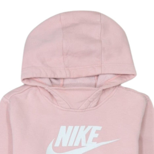Additional view of Nike girls’ pink pullover hoodie 146cm hooded fleece sweatshirt