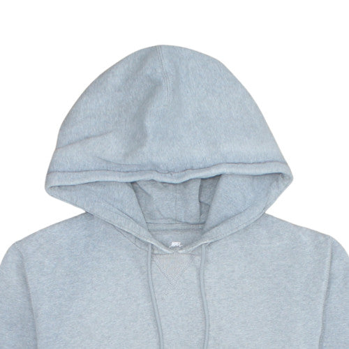 Nike Men's Grey Pullover Hoodie M Classic Fleece Sweatshirt