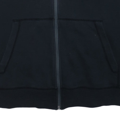 Under Armour Mens Black Full Zip Hoodie Large Fleece Lined