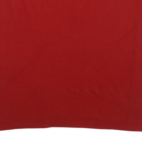Additional view of adidas Men's Red XL Sports Graphic T-Shirt Cotton Blend