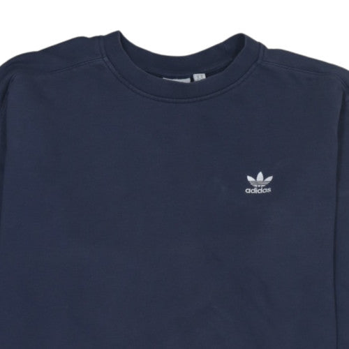 Adidas Men’s Blue XL Crew Neck Pullover Sweatshirt