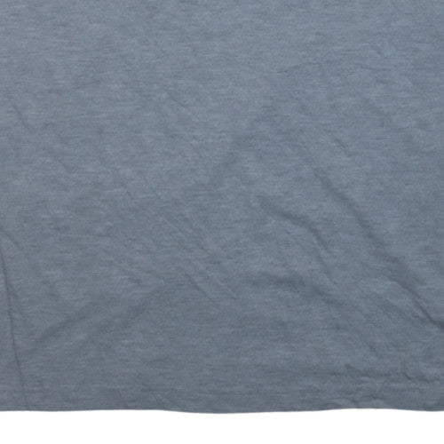 Reebok Mens Grey Colourblock 3XL Sports T-Shirt