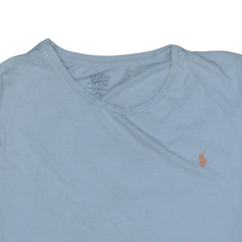 Ralph Lauren Men's Blue 2XL Classic Crew Neck Cotton T-Shirt