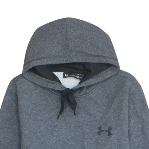 Under Armour Men’s Grey Pullover Hoodie M Fleece ColdGear