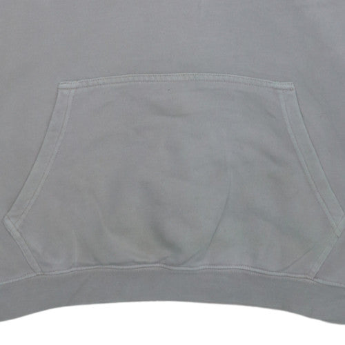 Stussy Mens Grey 2XL Pullover Hoodie with Logo Pocket