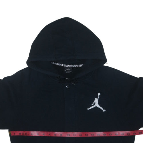 Jordan Men's Black Full Zip Hoodie Medium Logo Sportswear