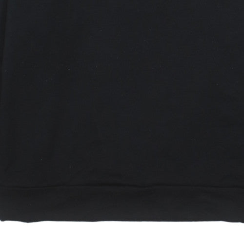 Adidas Men's Black Crew Neck Sweatshirt 2XL Classic Logo Pullover
