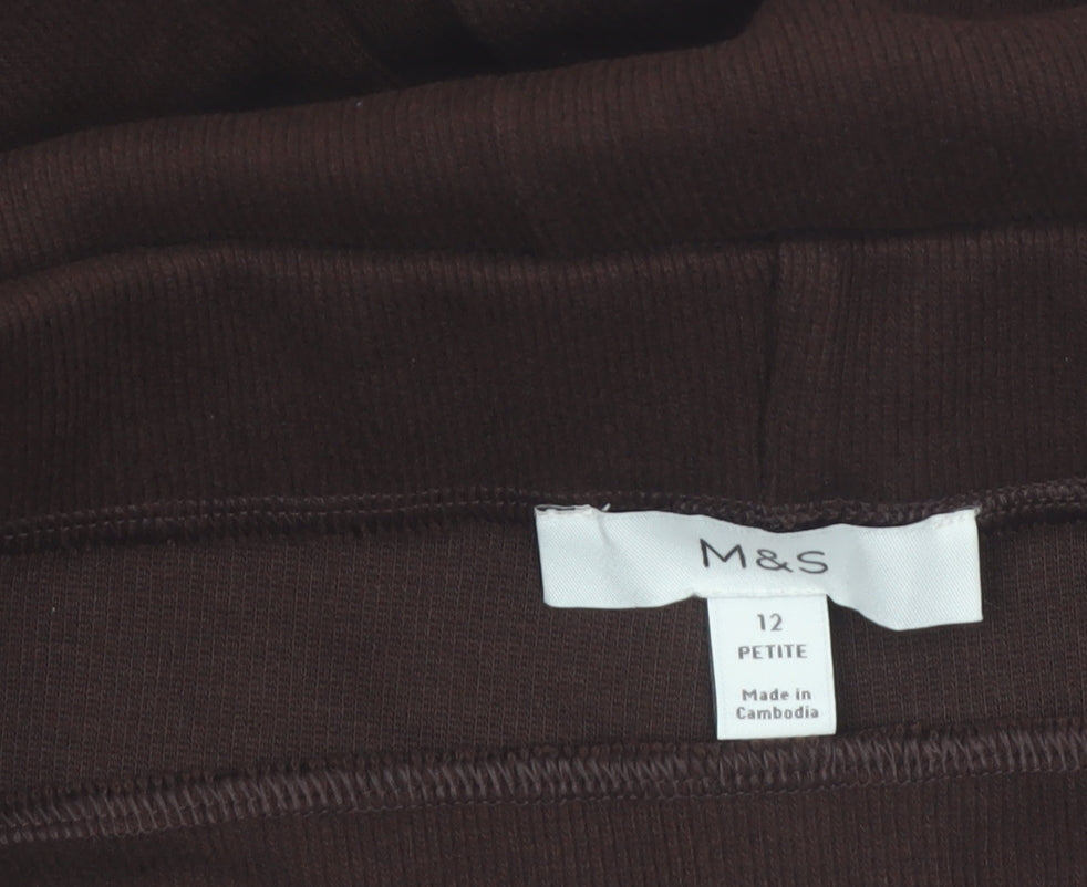 Womens UK Size 12 Marks and Spencer Straight & Pencil Jersey Skirt